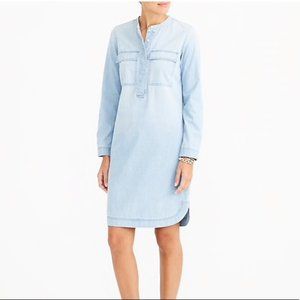 J Crew Chambray Shirt Dress (Size S)
